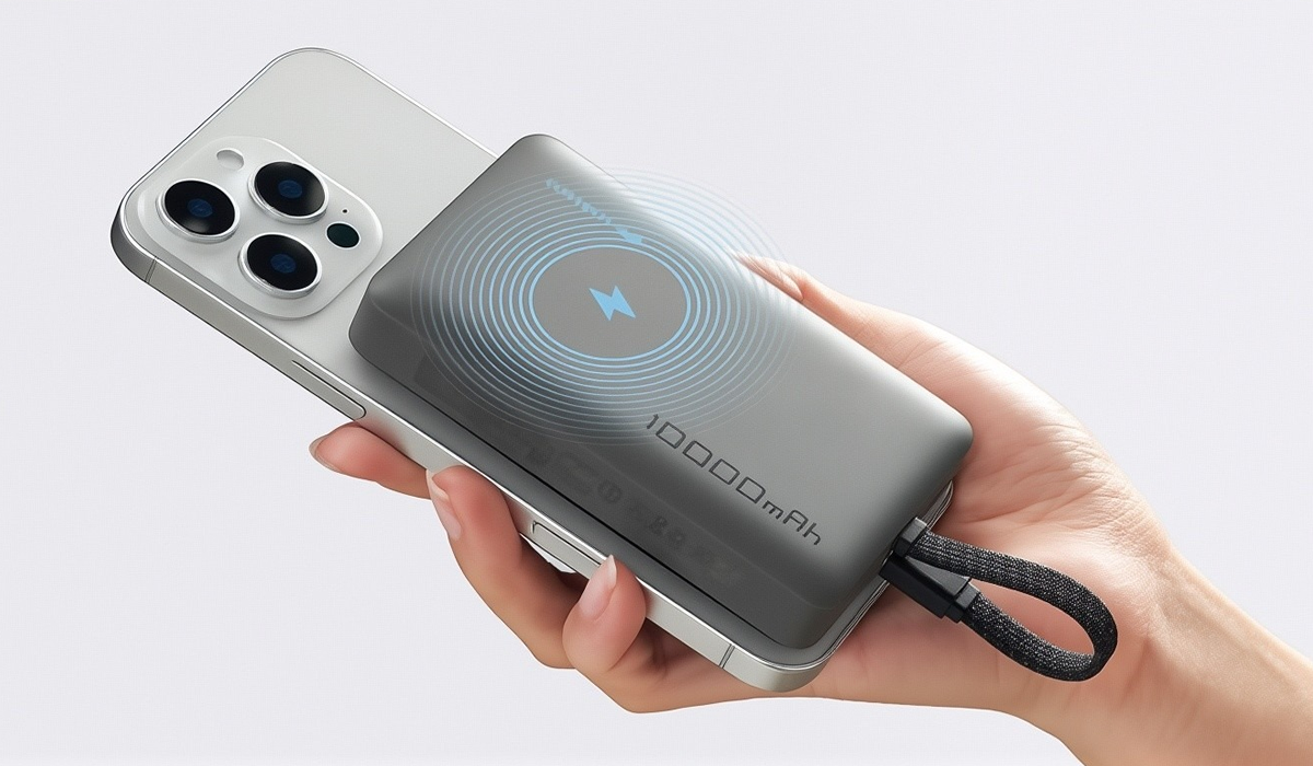 CUKTECH CP12 magnetic power block power bank comes with a cable 10000 mAh 22.5W fast charging MagSafe wireless charging is suitable for Apple Xiaomi